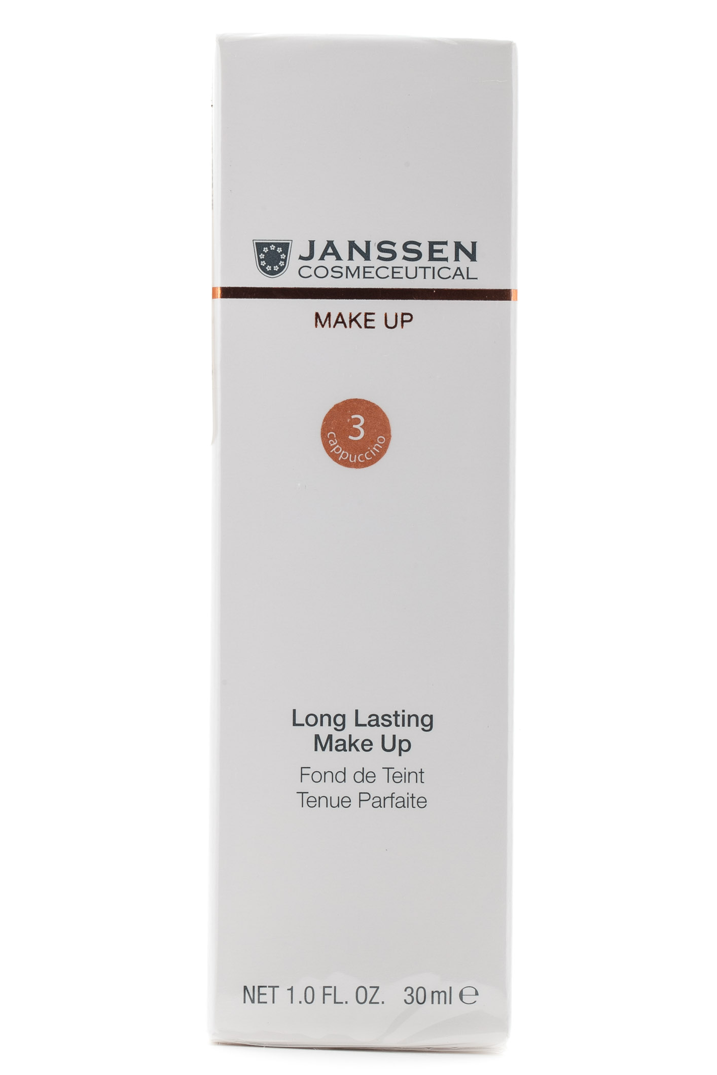 Янсен Косметикс Стойкий тональный крем Spf 12, тон капучино 30 мл (Janssen Cosmetics, Make up) фото 2