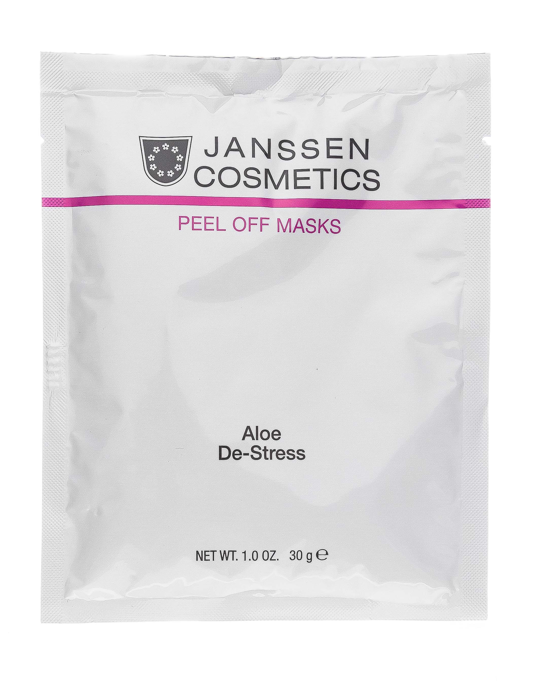 Янсен Косметикс Альгинатная уcпокаивающая маска с алоэ и спирулиной Aloe De Stress 30 г (Janssen Cosmetics, Peel off masks) фото 1