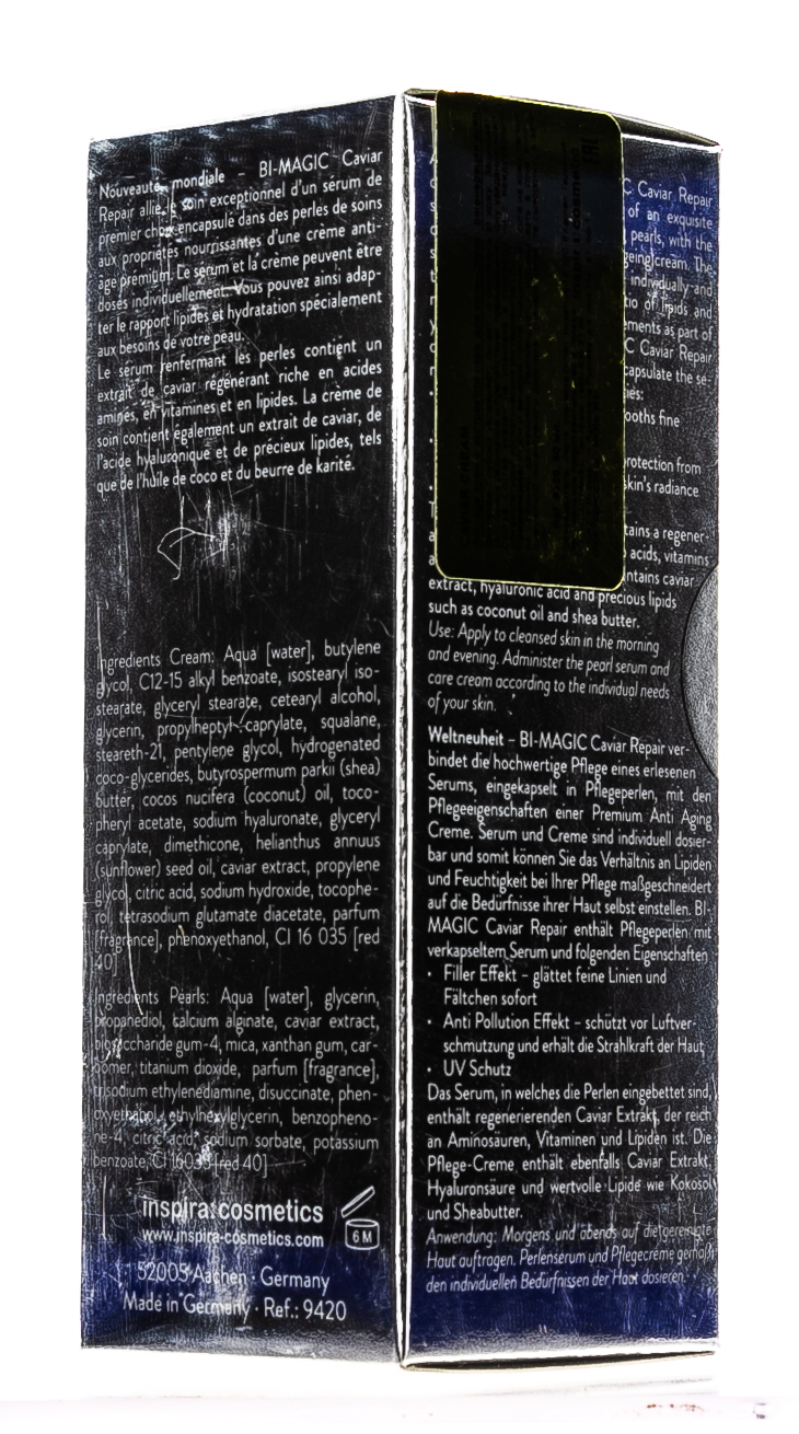 Инспира Косметикс Bi-Magic Caviar Repair Anti-age сыворотка с экстрактом икры 2 х 20 мл (Inspira Cosmetics, Skin Accents) Инспира Косметикс Bi-Magic Caviar Repair Anti-age сыворотка с экстрактом икры 2 х 20 мл (Inspira Cosmetics, Skin Accents) фото 2