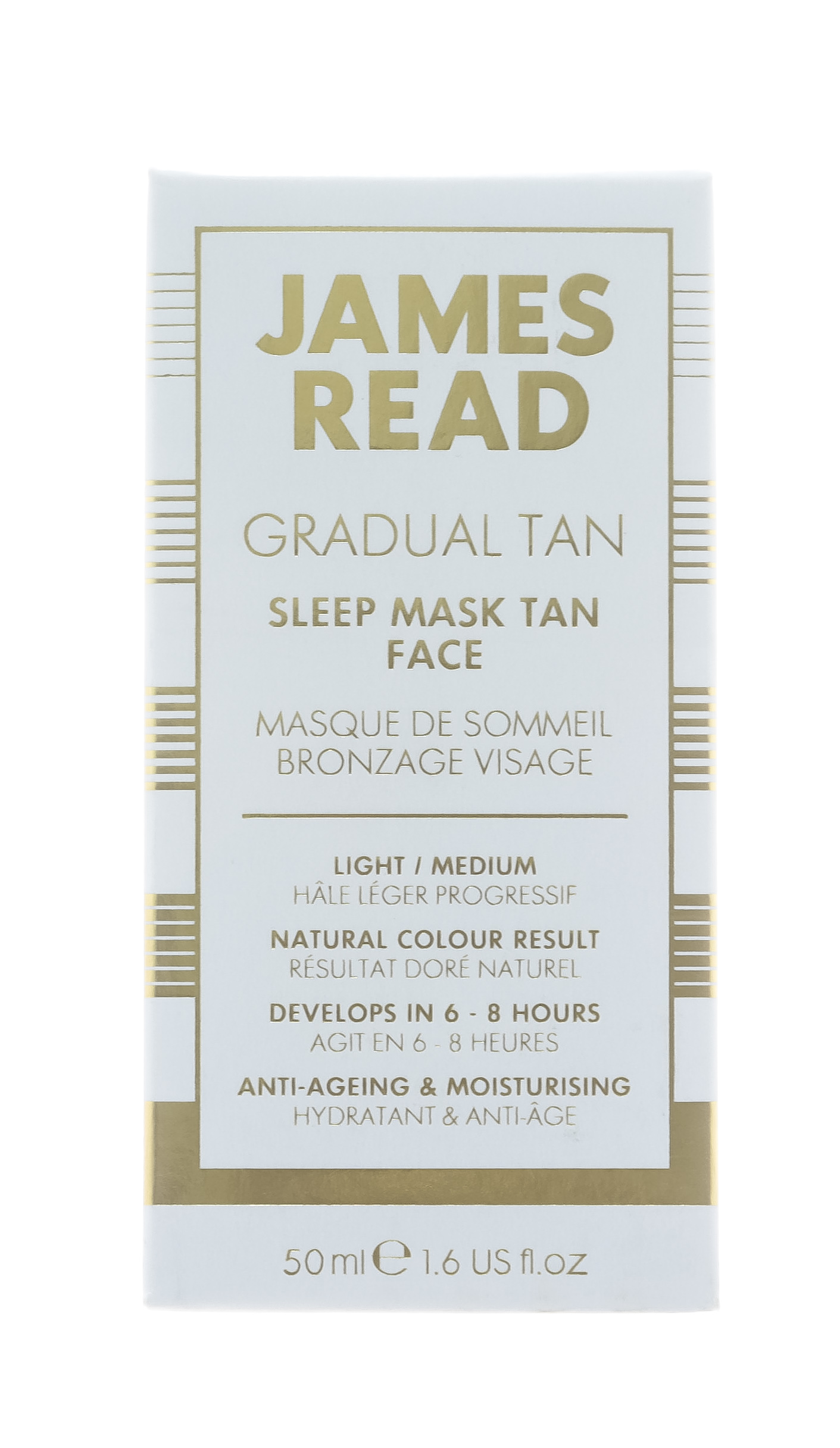 Джейм Рид Ночная маска для лица уход и загар Sleep Mask Tan Face, 50 мл (James Read, Gradual Tan) фото 1