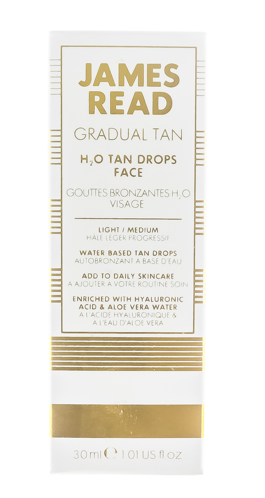 Джейм Рид Капли-концентрат для лица - освежающее сияние H2O Tan Drops Face, 30 мл (James Read, Gradual Tan) фото 1
