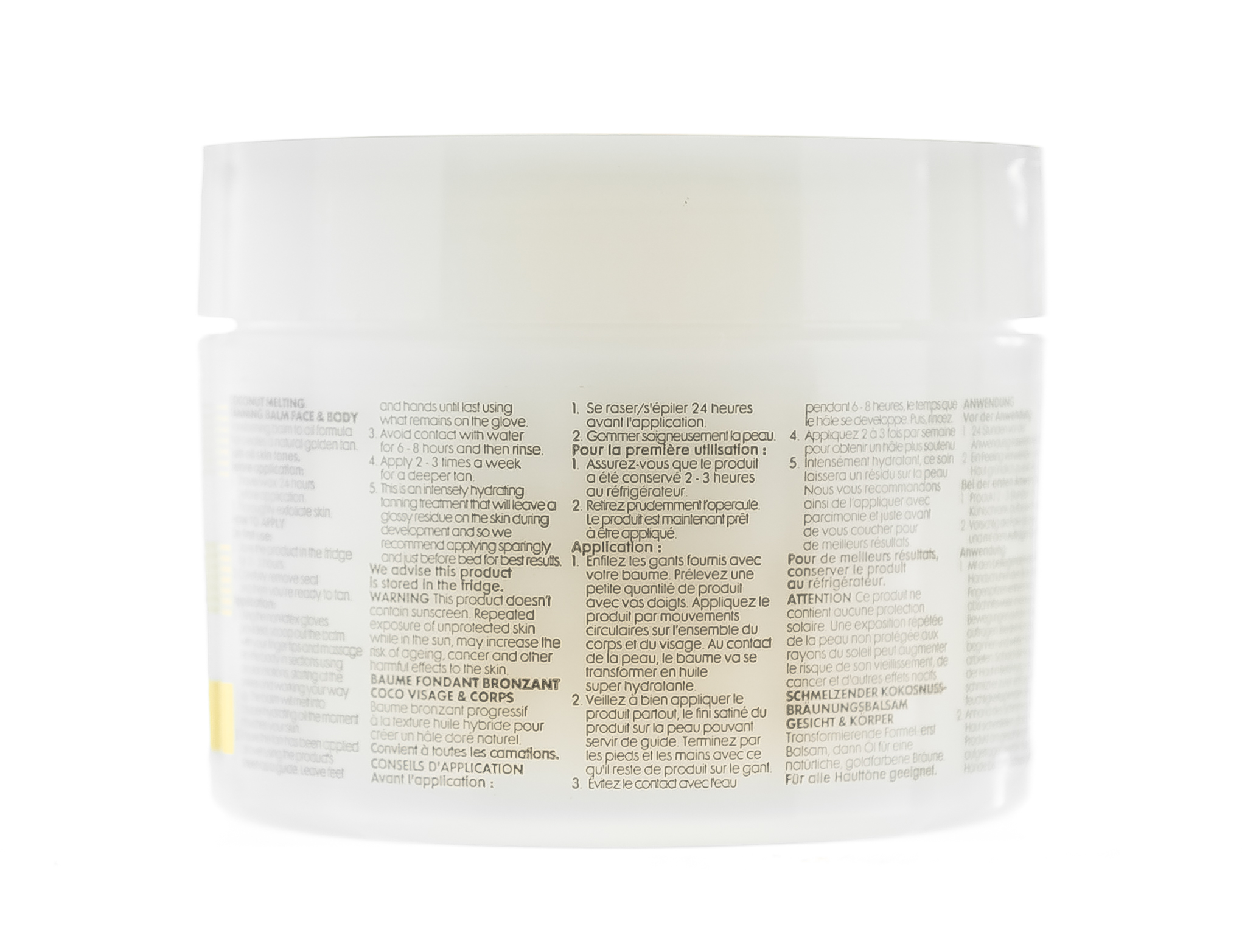 Джейм Рид Кокосовый бальзам с эффектом загара Coconut Melting Tanning Balm Face & Body 150 мл (James Read, Gradual Tan) фото 4