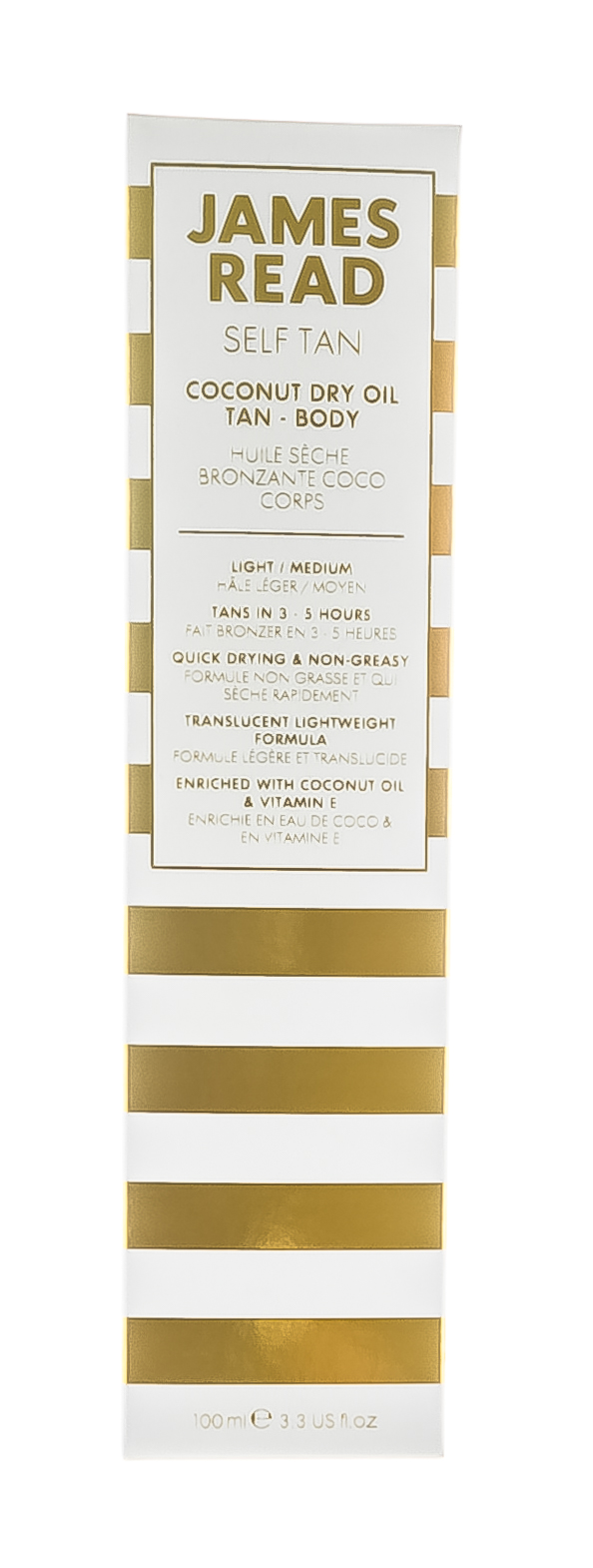 James Read Сухое кокосовое масло с эффектом загара Coconut Dry Oil Tan Body, 100 мл. фото