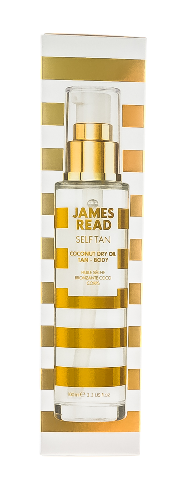 Джейм Рид Сухое кокосовое масло с эффектом загара Coconut Dry Oil Tan Body, 100 мл (James Read, Self Tan) фото 3