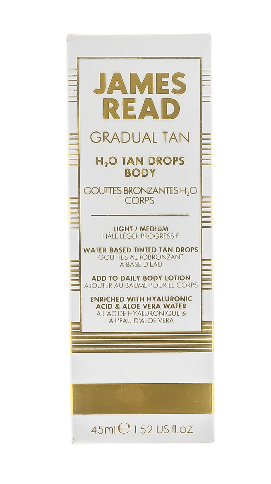 Джейм Рид Капли-концентрат для тела H2O Tan Drops Body, 45 мл (James Read, Gradual Tan) фото 1