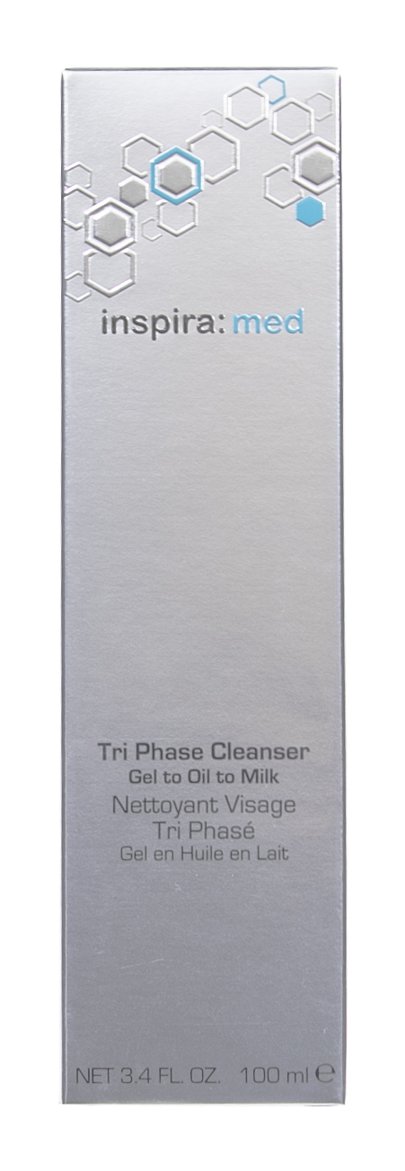 Inspira Cosmetics Очищающий гель 3-в-1 Tri Phase Cleanser Gel to Oil to Milk, 100 мл. фото
