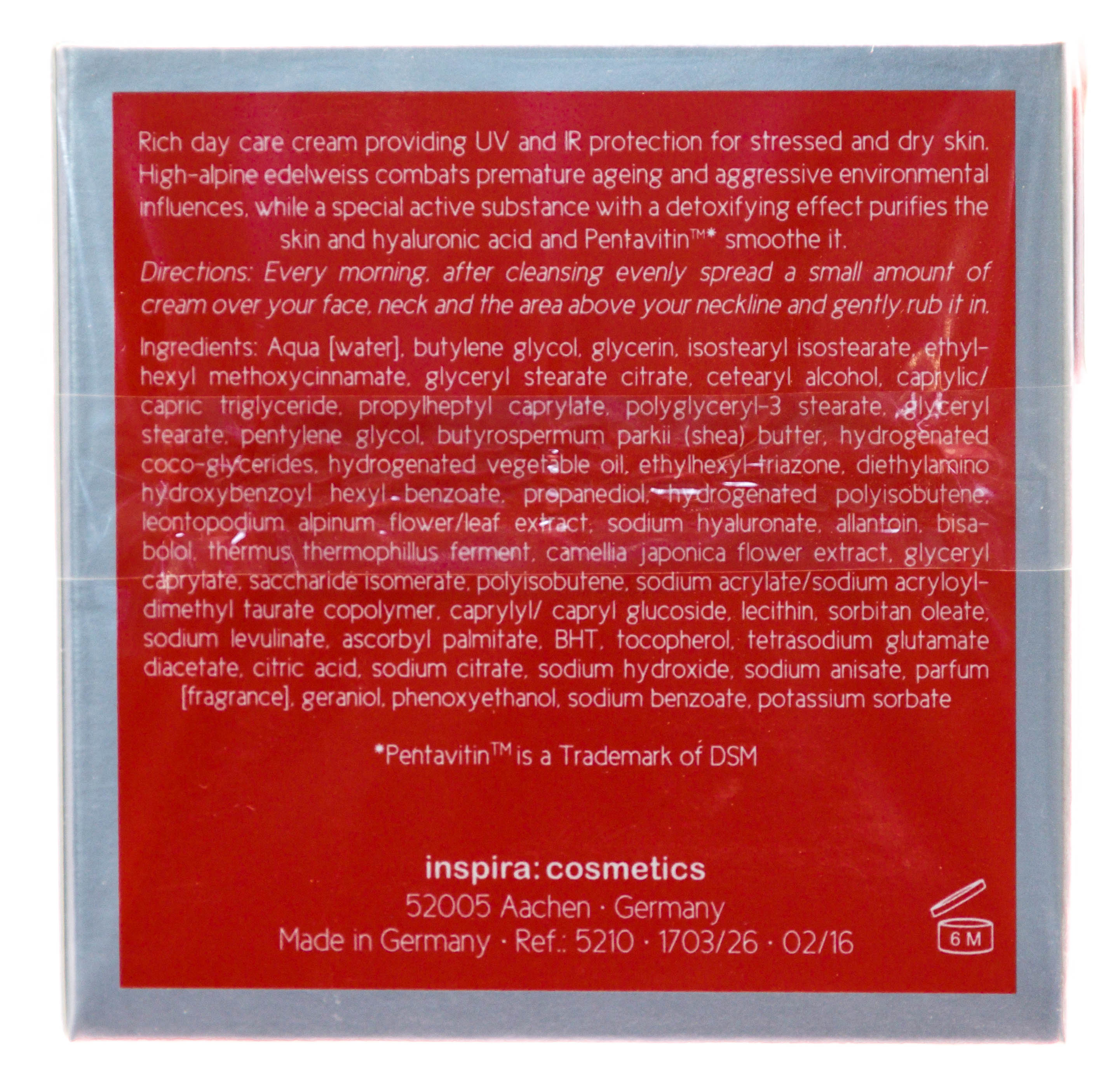 Инспира Косметикс Детоксицирующий легкий увлажняющий дневной крем Detoxifying day cream regular, 50 мл (Inspira Cosmetics, Inspira Absolue) фото 4