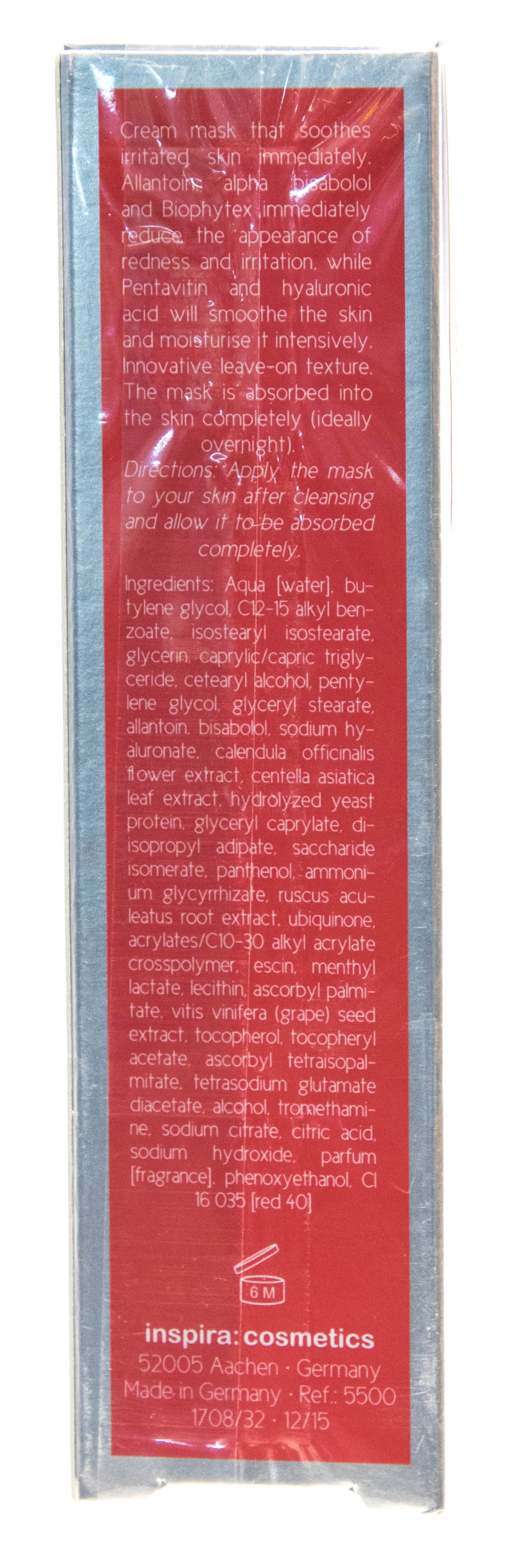 Инспира Косметикс Мгновенно успокаивающая ночная Маска Immediate Calming Sos Mask, 50 мл (Inspira Cosmetics, Inspira Absolue) фото 2