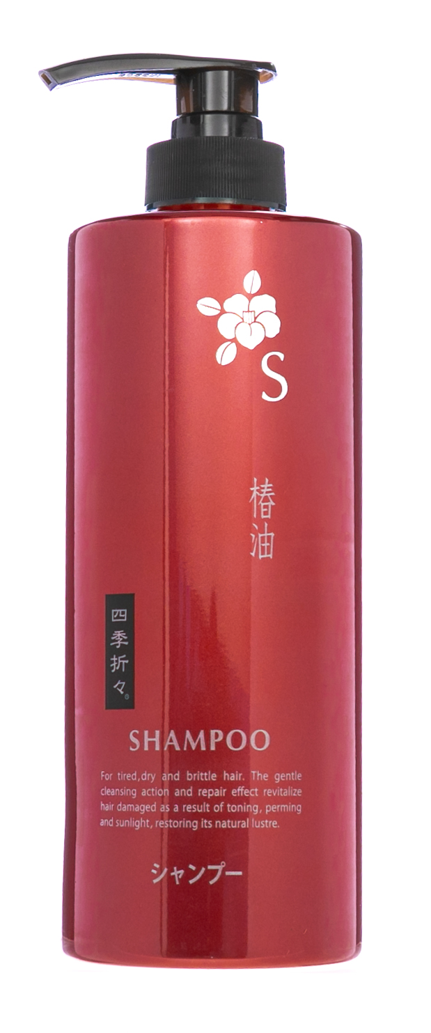 Кумано Косметикс Шампунь с маслом камелии для сухих волос Kumano CosmeStation, 600мл (Kumano Cosmetics, Шампуни для волос) фото 1