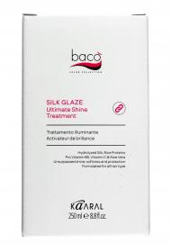 Kaaral Интенсивная шелковая реконструкция Glaze Ultimate Shine Treatment, 250 мл. фото