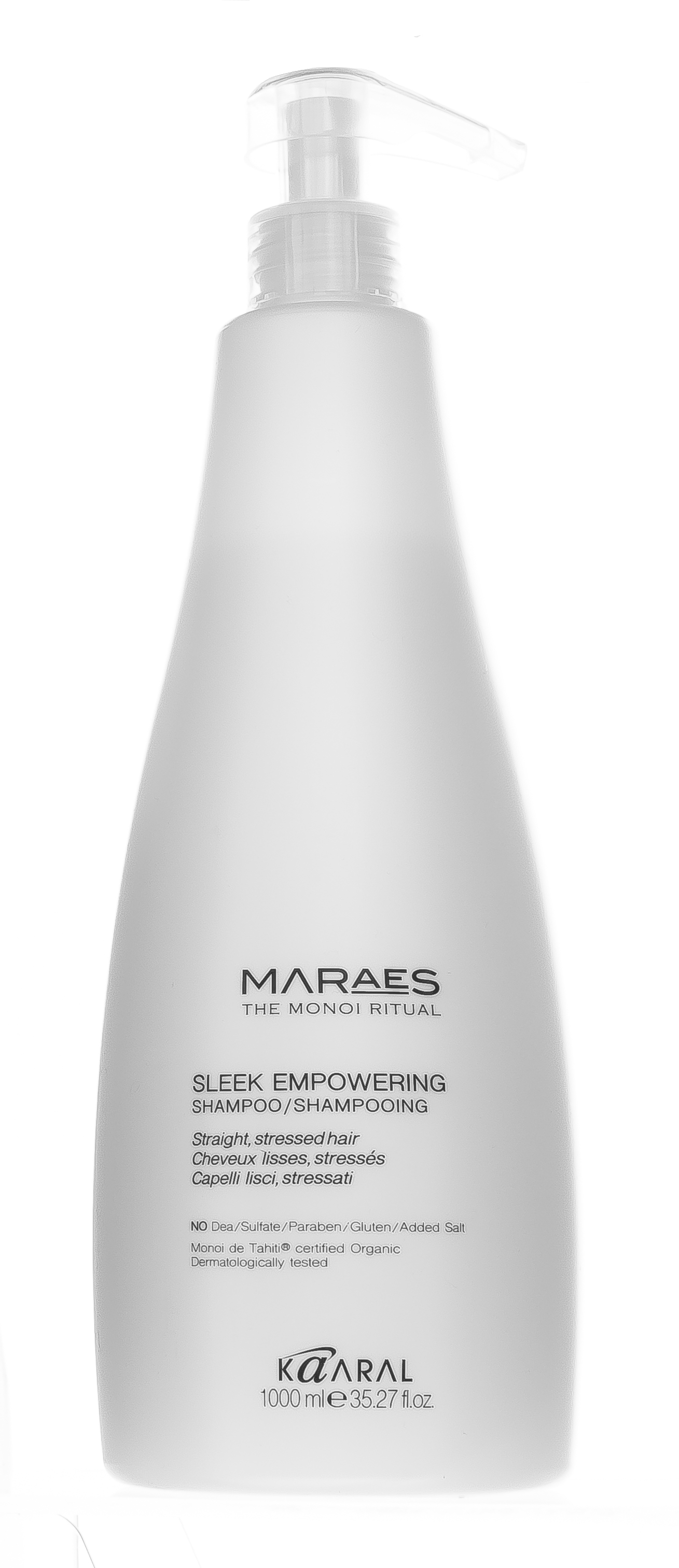 Каарал Восстанавливающий шампунь для прямых поврежденных волос Sleek Empowering Shampoo, 1000 мл (Kaaral, Maraes) фото 1