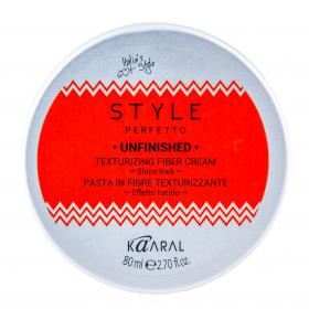 Kaaral Волокнистая паста для текстурирования волос Unfinished Texturizing Fiber Cream, 80 мл. фото