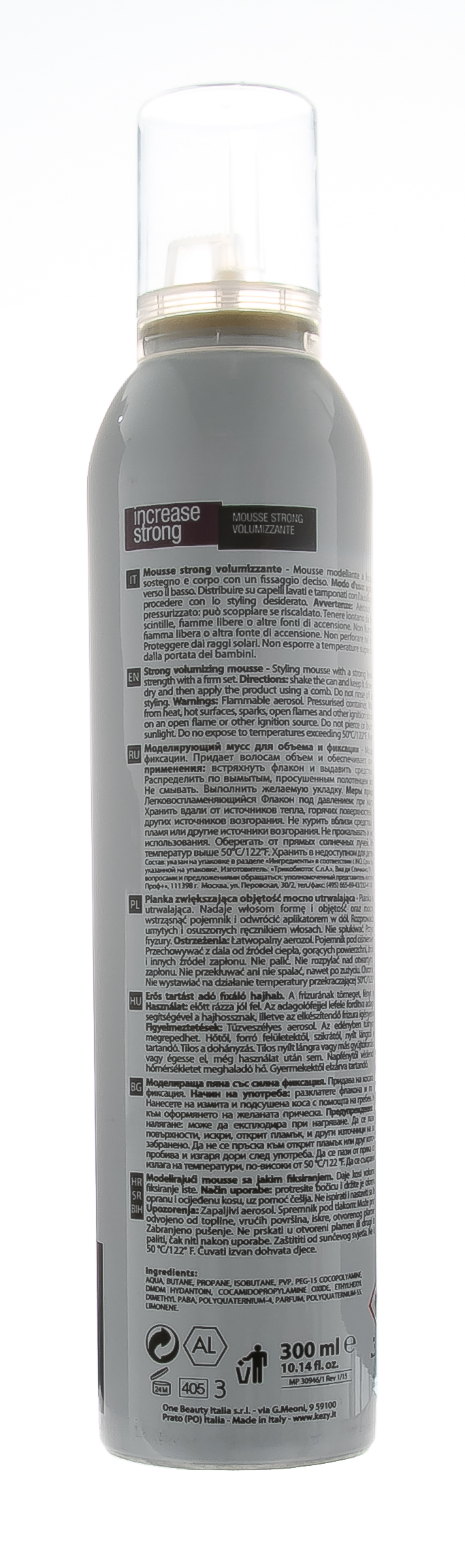 Кези Моделирующий мусс для объема и фиксации Increase Strong The Ending Project, 300 мл (Kezy, Стайлинг) фото 2