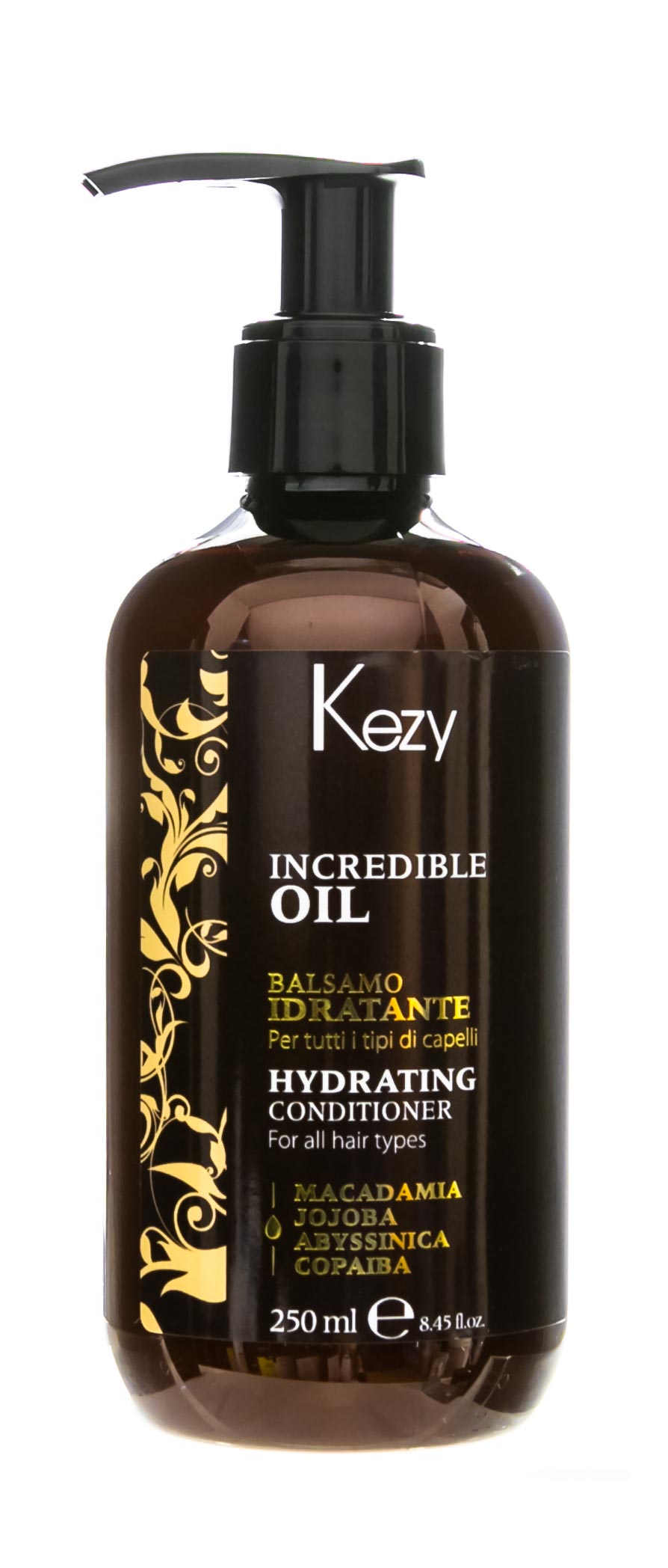 Кези Кондиционер для всех типов волос увлажняющий Hydrating Conditioner Incredible Oil, 250 мл (Kezy, Увлажнение и восстановление) фото 1