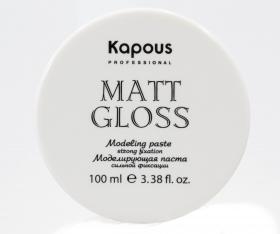 Kapous Professional Моделирующая паста для волос сильной фиксации Matt Gloss, 100 мл. фото