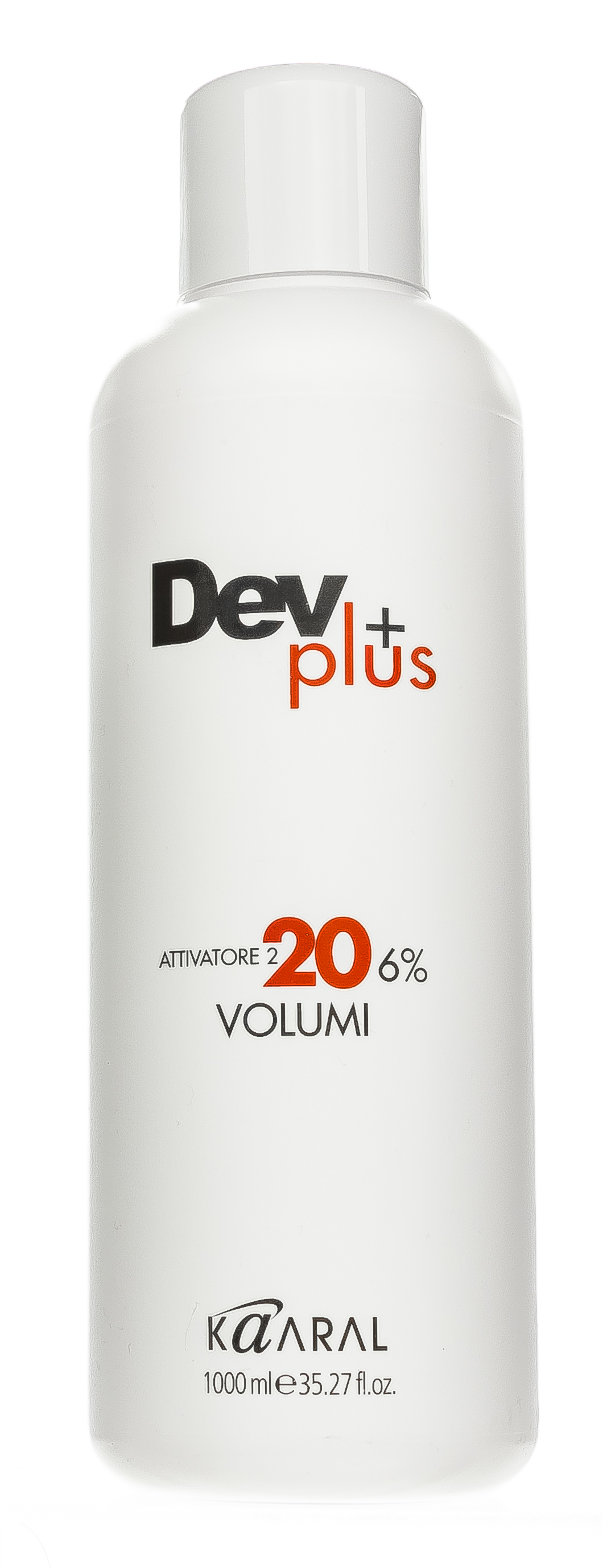 Каарал Осветляющая эмульсия Dev Plus 6% 20 volume, 1000 мл (Kaaral, Dev Plus) фото 1