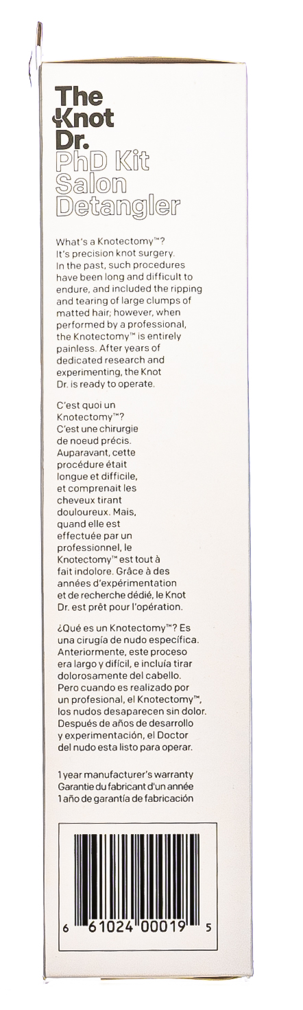 Зе Кнот Др. Набор расческа + щетка-очиститель PhD, цвет Cabernet, бордовый (The Knot Dr., The PhD) фото 5