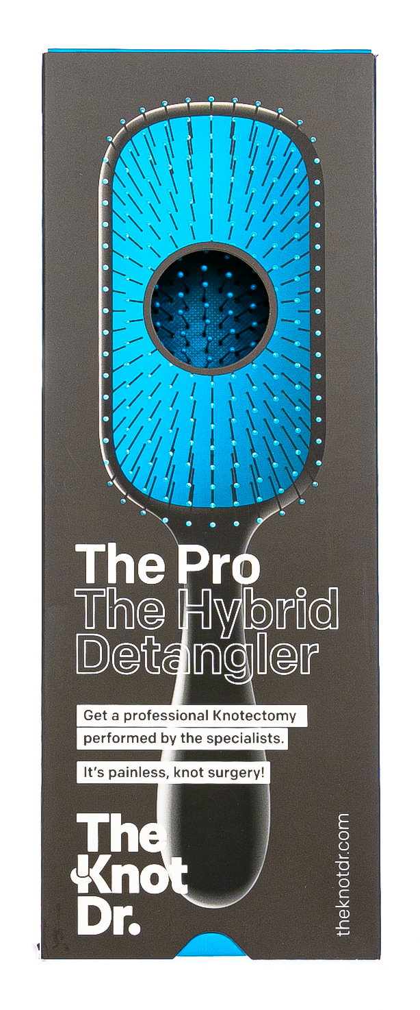 Зе Кнот Др. Расческа The Pro Brush Marine, голубая 1 шт. (The Knot Dr., The Pro) фото 1