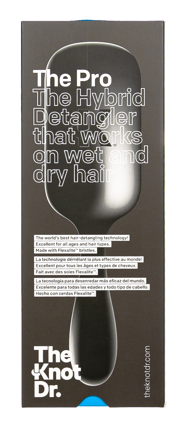 Зе Кнот Др. Расческа The Pro Brush Marine, голубая 1 шт. (The Knot Dr., The Pro) фото 4