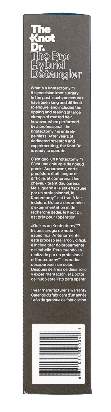 Зе Кнот Др. Расческа The Pro Brush Marine, голубая 1 шт. (The Knot Dr., The Pro) фото 5