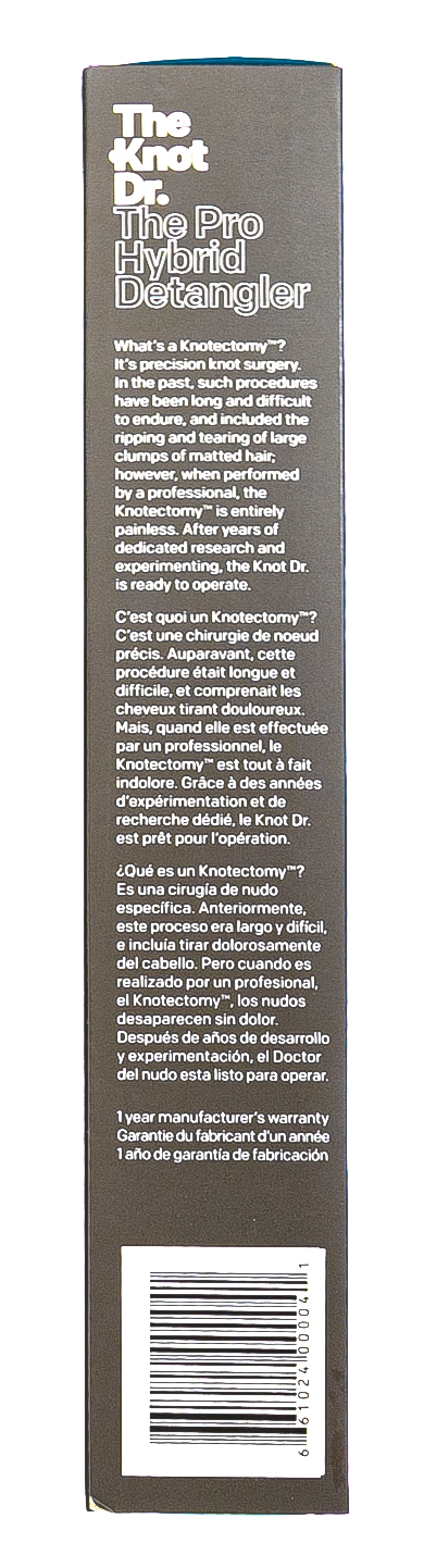 Зе Кнот Др. Расческа The Pro Brush Marine, голубая 1 шт. (The Knot Dr., The Pro) фото 6