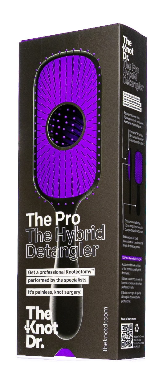 Зе Кнот Др. Расческа The Pro Brus Periwinkle, сиреневая 1 шт. (The Knot Dr., The Pro) фото 2