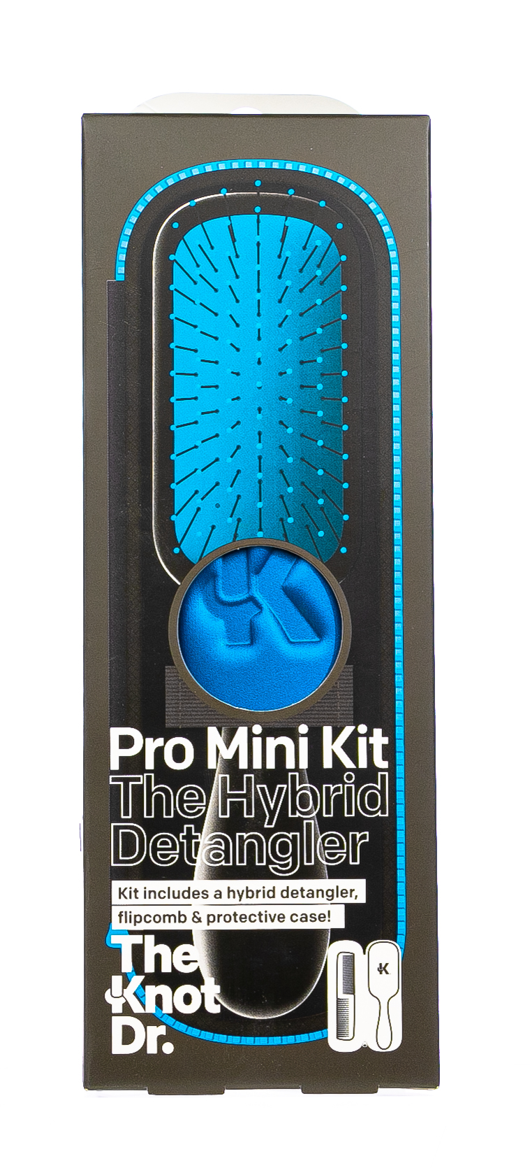 Зе Кнот Др. Набор из двух расчесок The Pro Mini Marine, голубая (The Knot Dr., The Pro Mini) фото 2