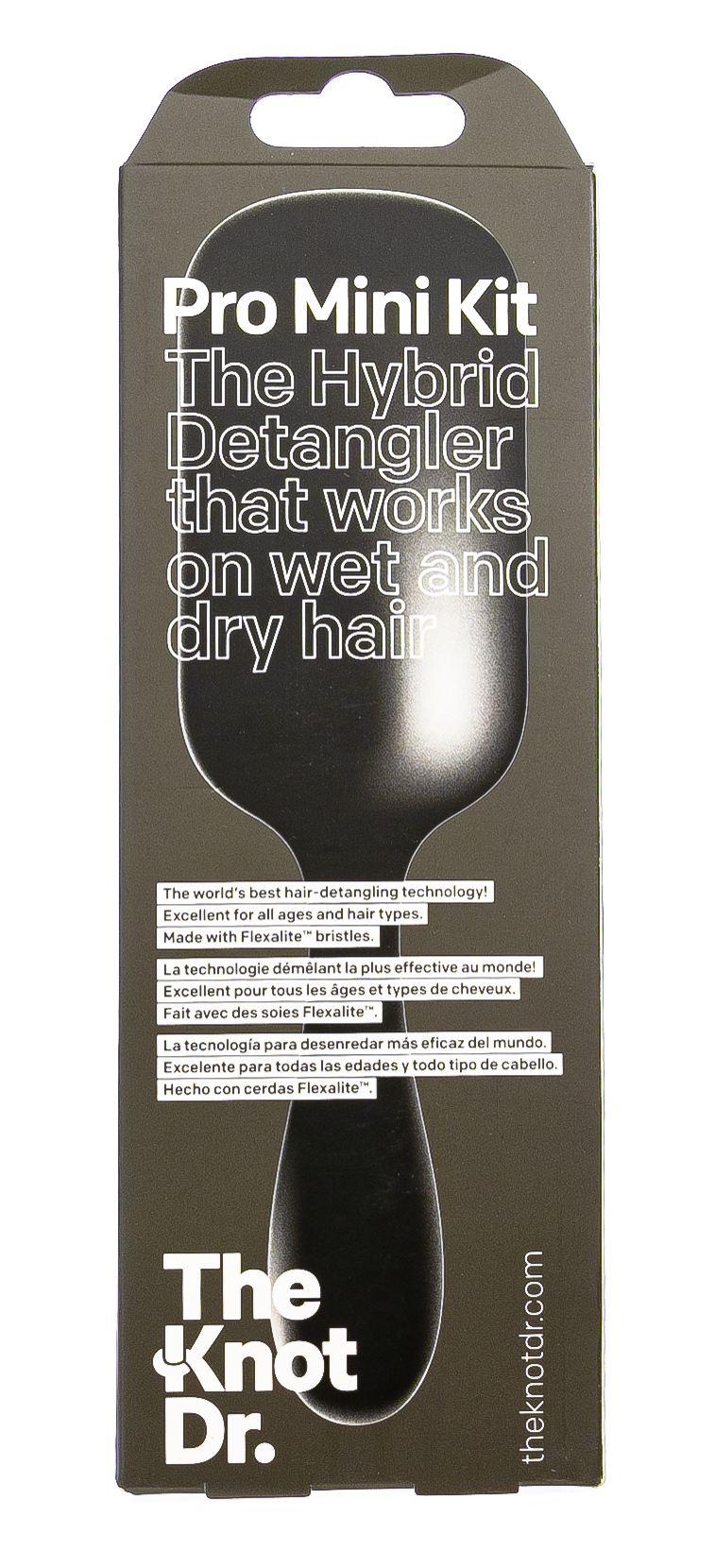 Зе Кнот Др. Набор из двух расчесок The Pro Mini Marine, голубая (The Knot Dr., The Pro Mini) фото 5