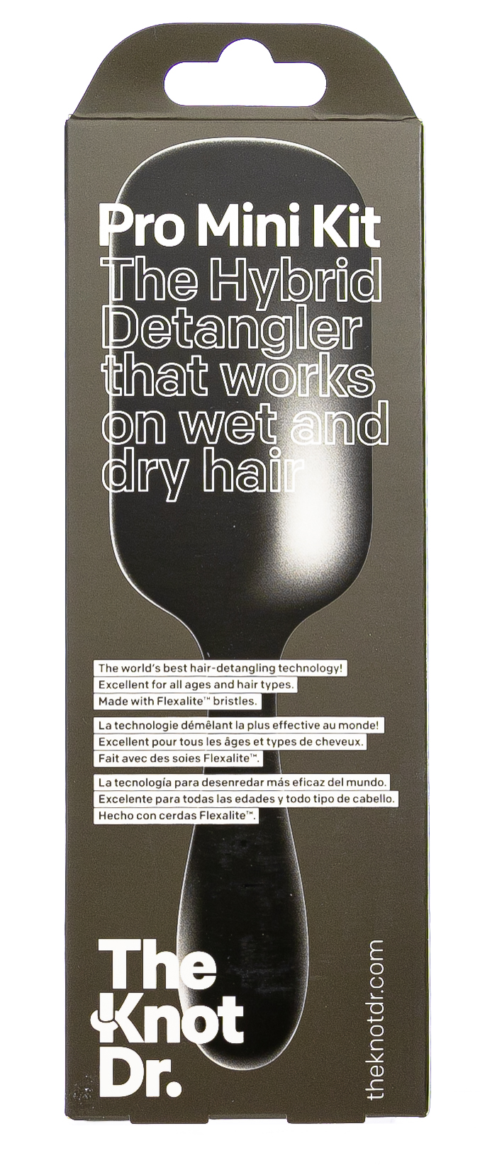 Зе Кнот Др. Набор из двух расчесок The Pro Mini Fuchsia, фуксия (The Knot Dr., The Pro Mini) фото 4