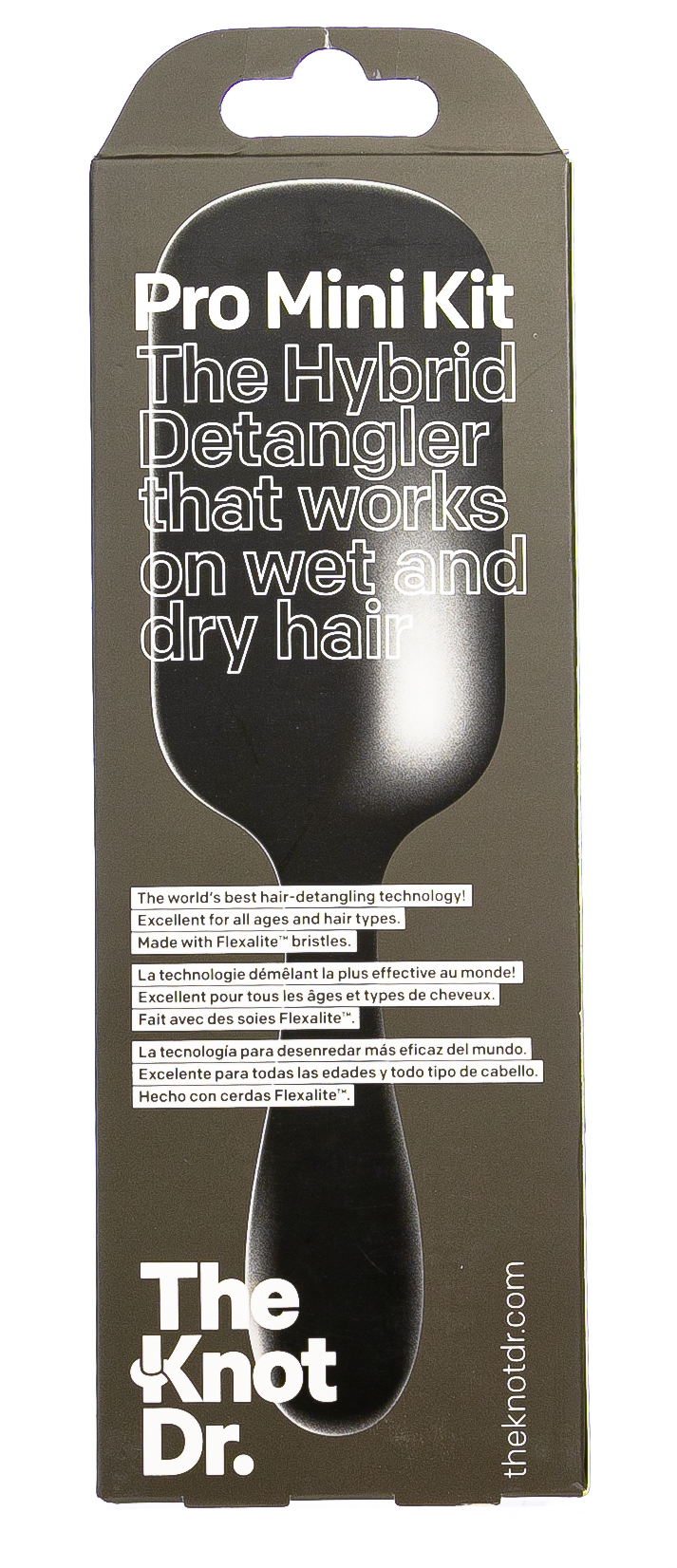 Зе Кнот Др. Набор из двух расчесок The Pro Mini Pomelo, салатовая (The Knot Dr., The Pro Mini) фото 4