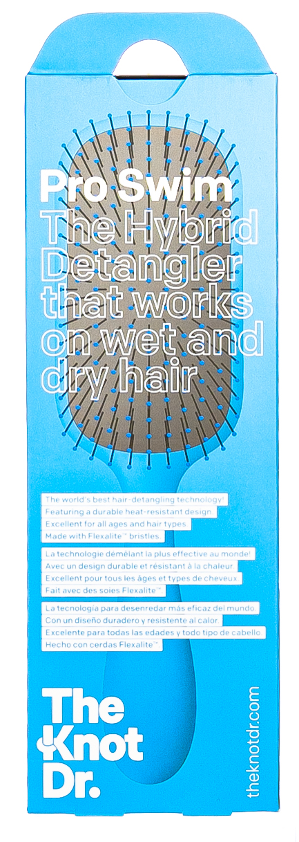 Зе Кнот Др. Расческа The Pro Swim Rayleigh в чехле, голубой (The Knot Dr., The Pro Sport/Pro Swim) фото 4