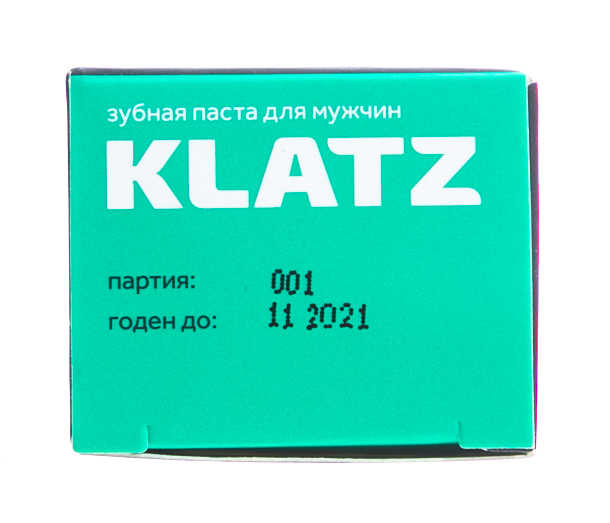 Клатц Зубная паста для мужчин 