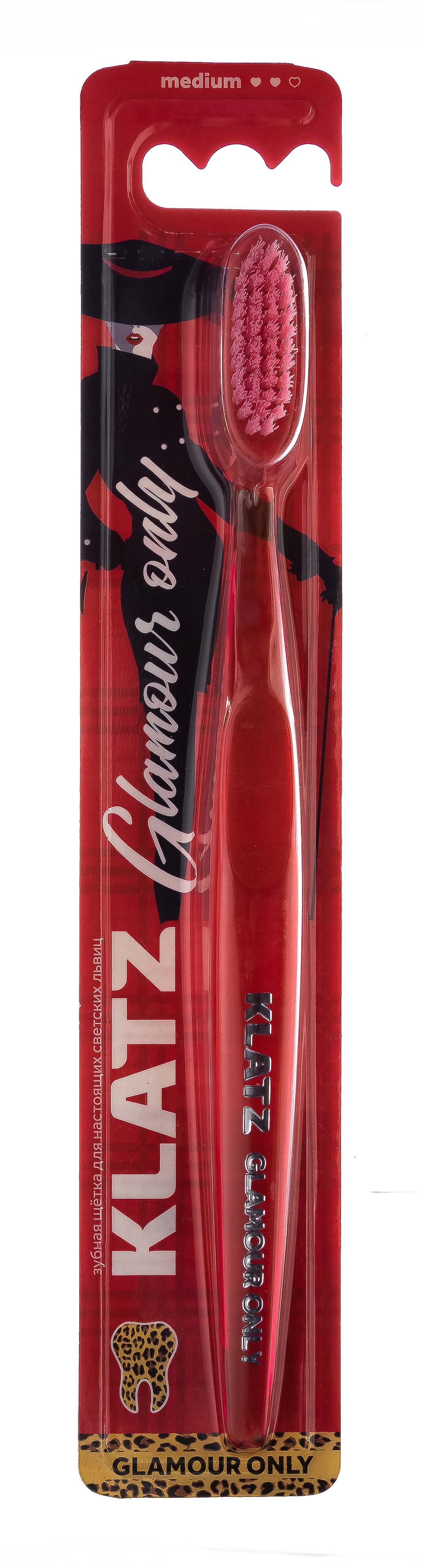 Клатц Щетка зубная для девушек средняя, 1 шт (Klatz, Glamour Only) фото 4