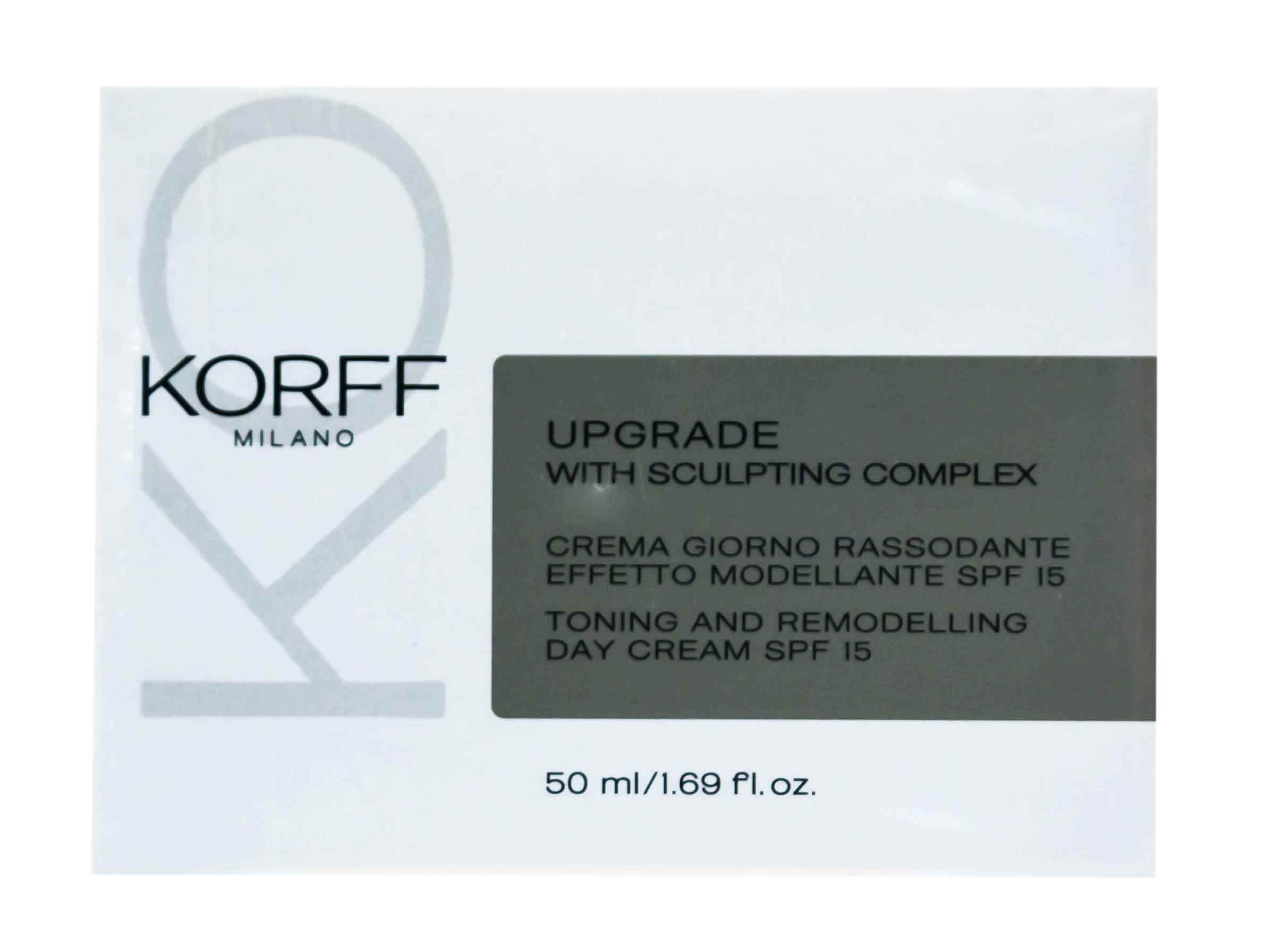 Корфф Апгрейд Моделирующий и тонизирующий дневной крем SPF 15,  50 мл (Korff, Апгрейд) фото 2