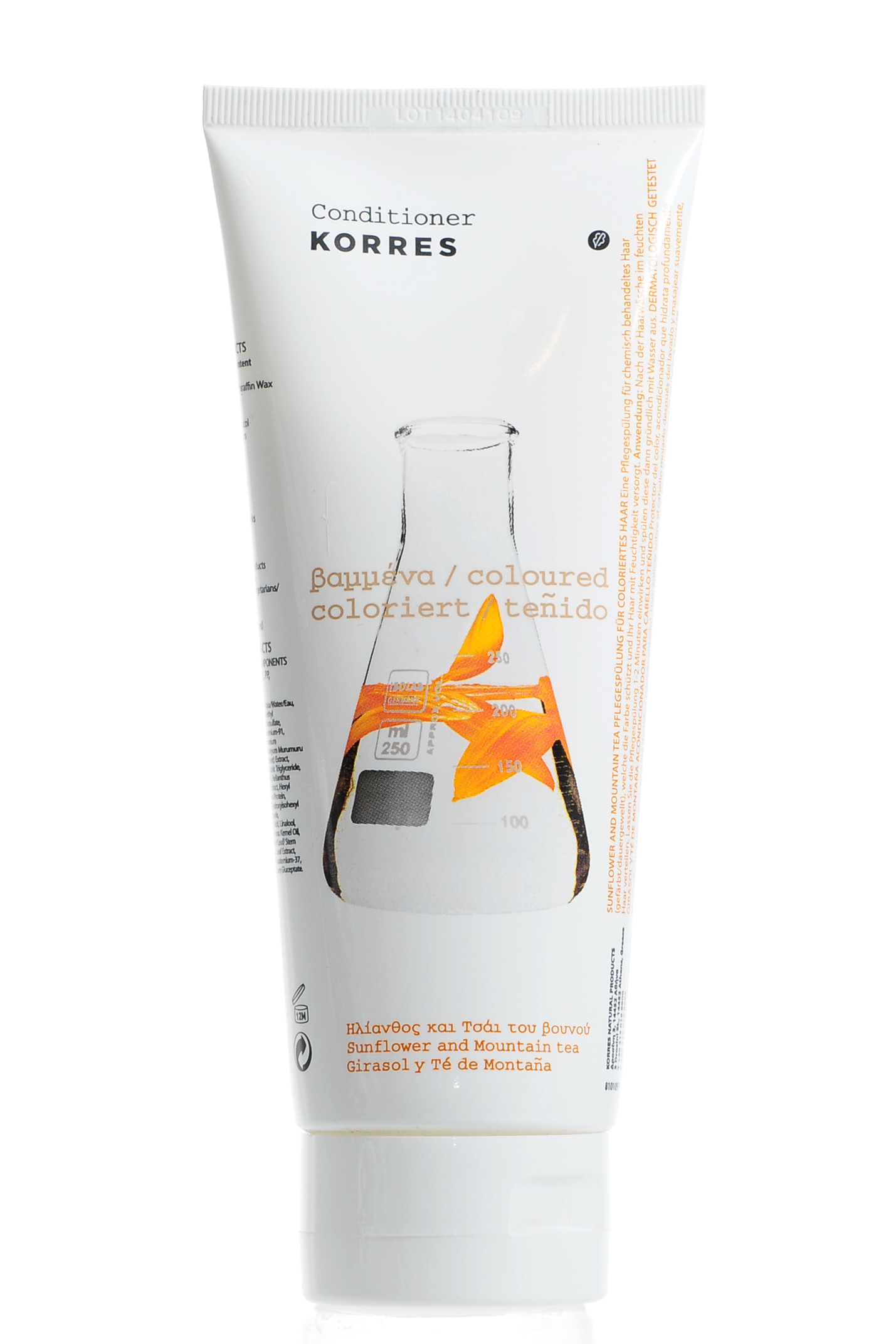 Коррес Кондиционер для окрашенных волос с подсолнухом и гаультерией 200 мл (Korres, Korres Уход за волосами) фото 1