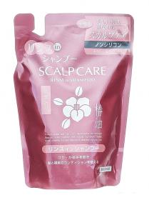 Kumano Cosmetics Шампунь с маслом камелии для сухих волос Kumano CosmeStation, сменный блок 350 мл. фото