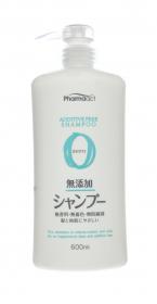 Kumano Cosmetics Шампунь на растительной основе для чувствительной кожи головы Pharmaact Mutenka Zero, 600 мл. фото