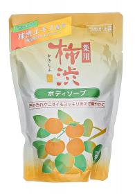 Kumano Cosmetics Жидкое мыло для тела хурма и гиалуроновая кислота Kakishibu, сменная упаковка 350мл. фото