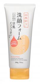Kumano Cosmetics Очищающая пенка для лица с соевым молоком Soy Milk The Facial Foam, 200 гр. фото