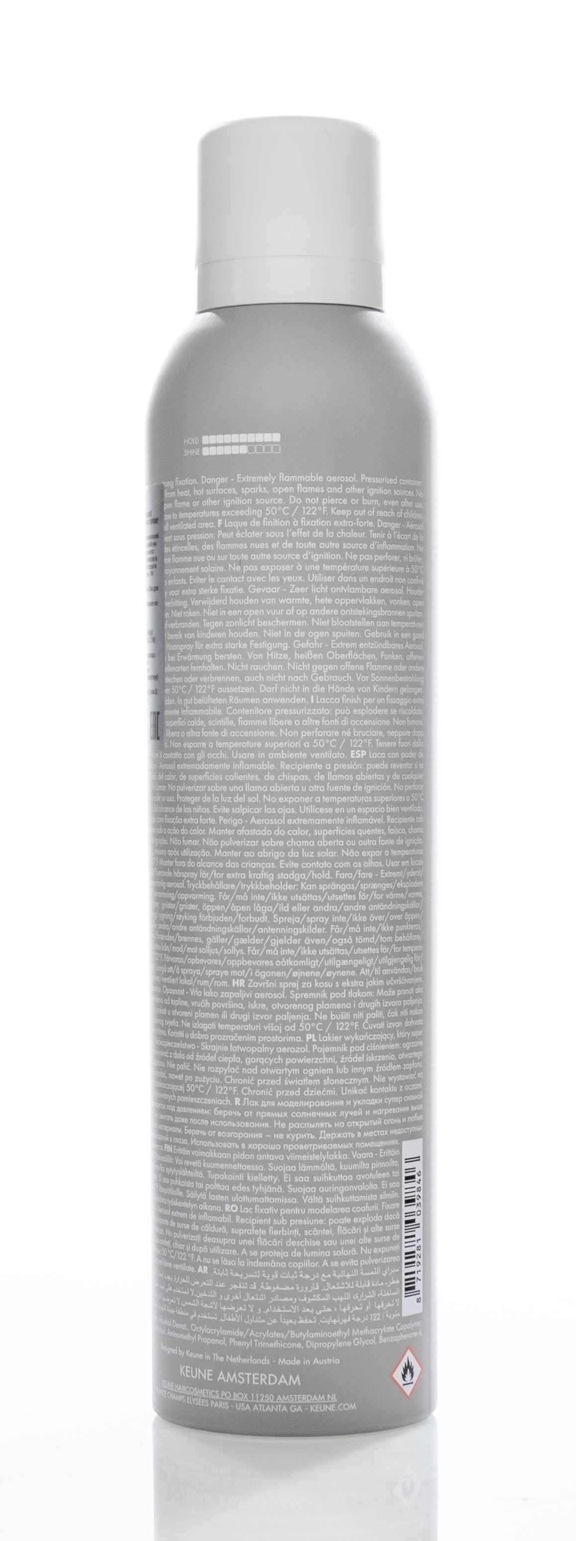 Кёне Лак для волос сильной ( максимальной ) фиксации 300 мл (Keune, Style) фото 2