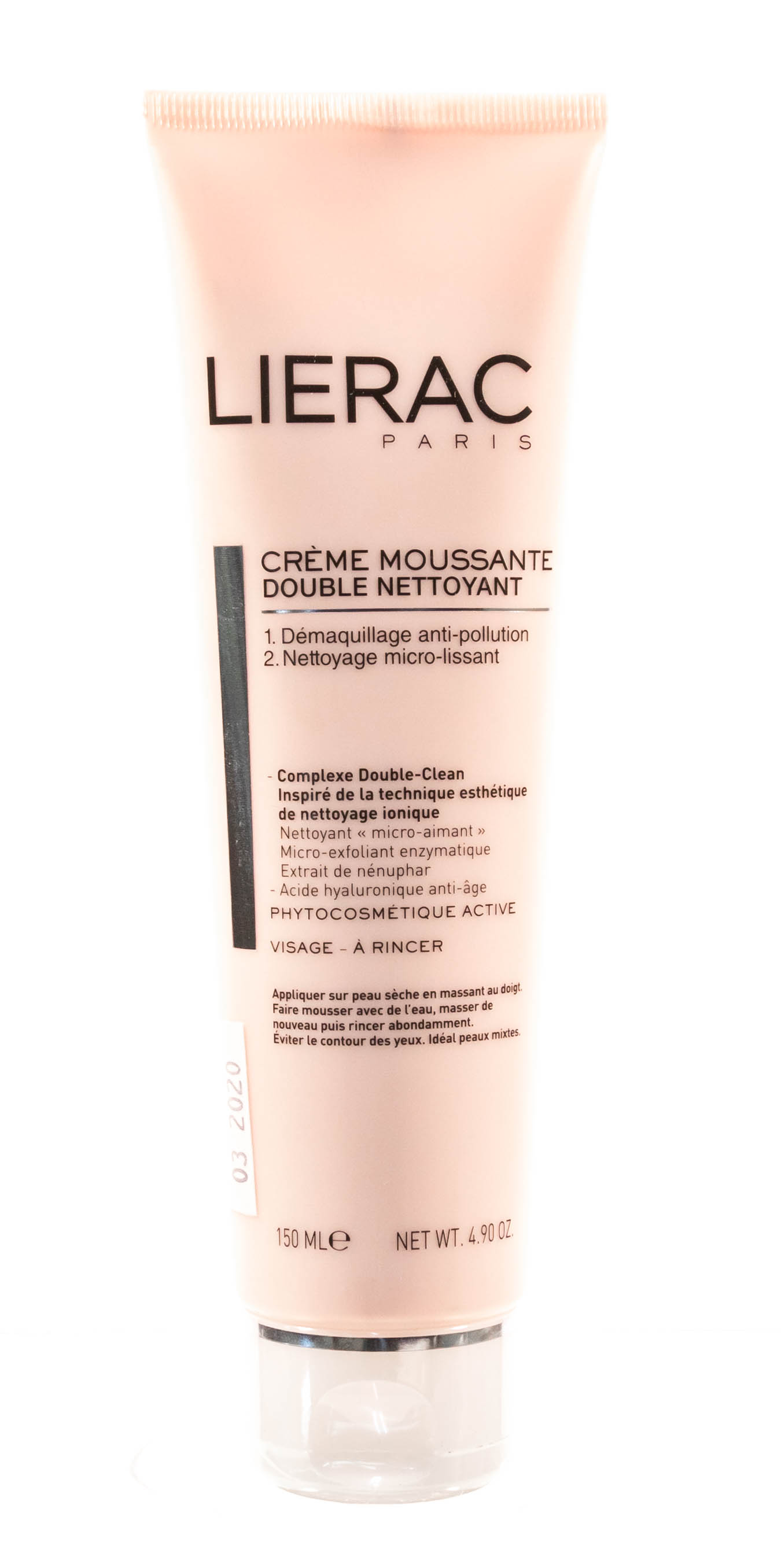 Лиерак Пенящийся крем для очищения и демакияжа лица Double Nettoyant Creme Moussante, 150 мл (Lierac, Очищение) Лиерак Пенящийся крем для очищения и демакияжа лица Double Nettoyant Creme Moussante, 150 мл (Lierac, Очищение) фото 4