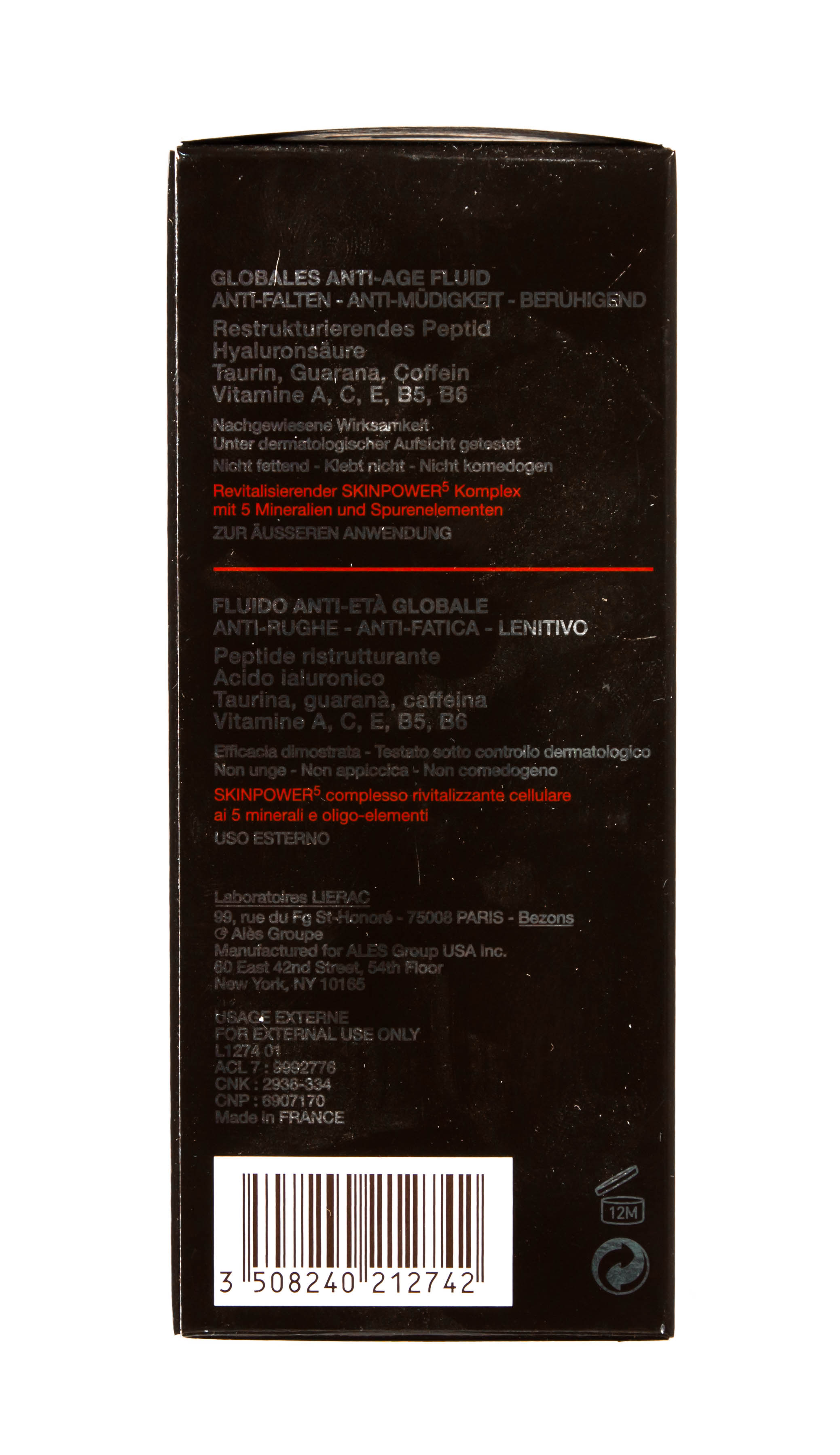 Лиерак ПРЕМИУМ Флюид для мужчин, анти-возрастной уход, 40 мл (Lierac, Premium) фото 4