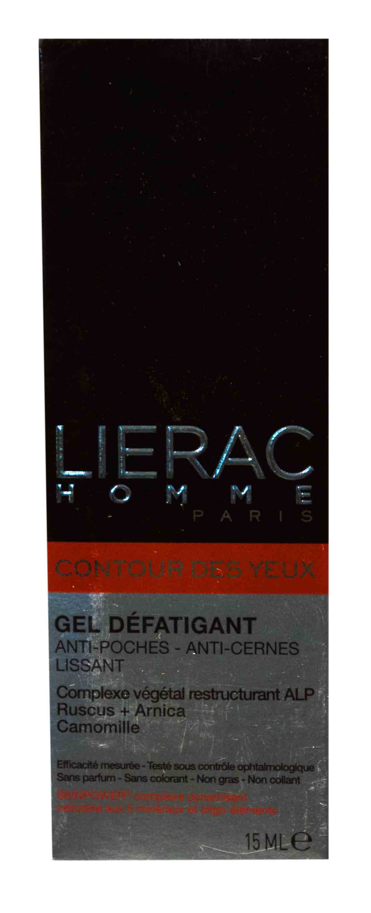 Лиерак Гель для контура глаз 15 мл (Lierac, Lierac Homme) фото 3