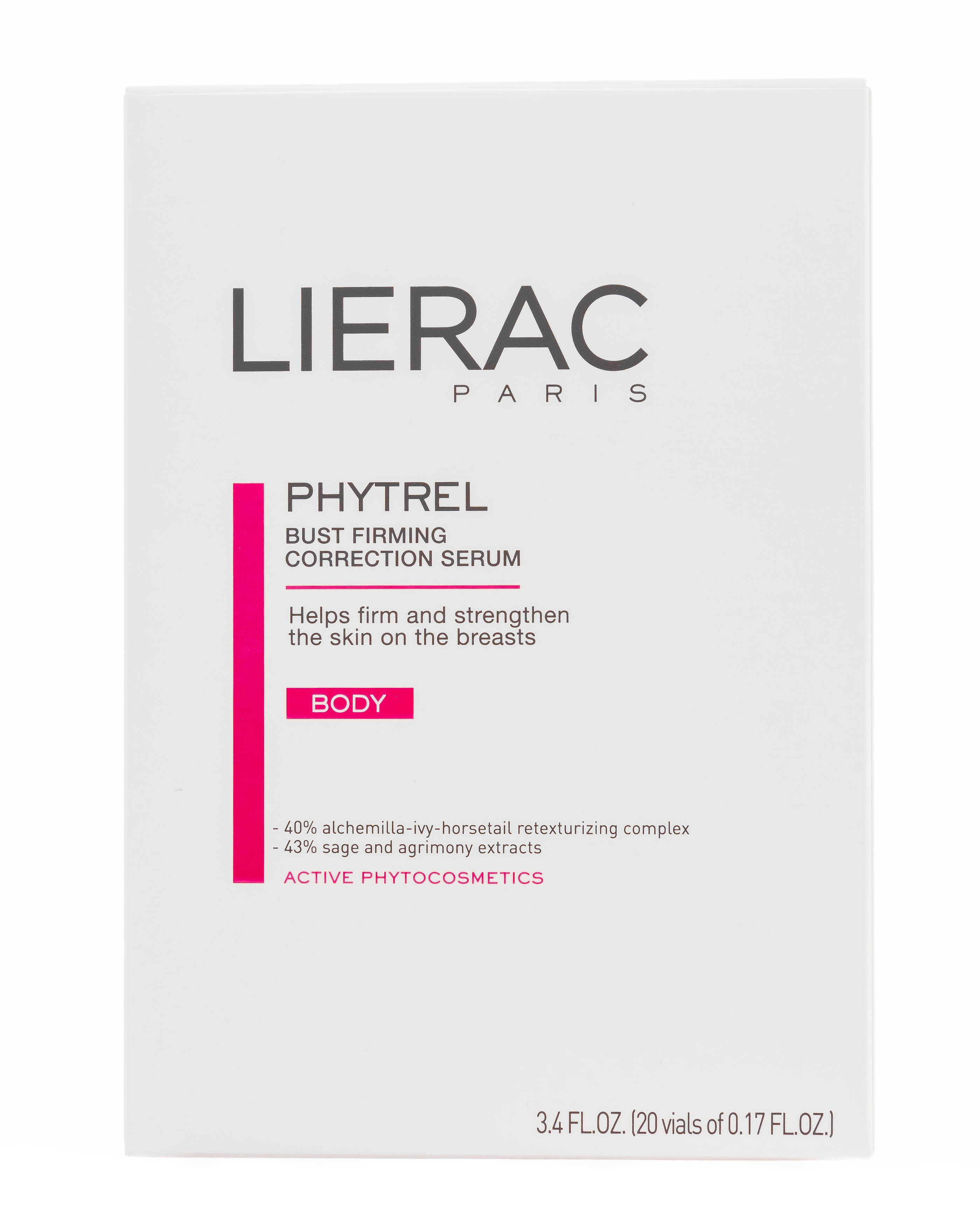 Лиерак Ампулы для ухода за кожей груди Фитрель 20 ампул по 5 мл (Lierac, Phytrel) фото 1