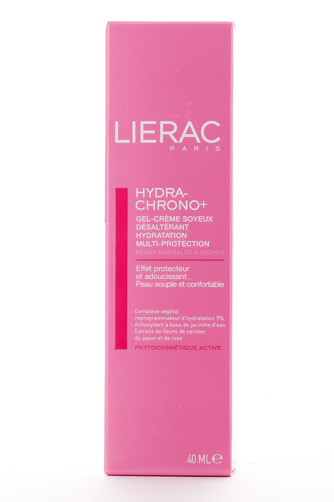 Лиерак Гель-крем Гидра-Хроно+ увлажняющий нормальной и сухой кожи 40 мл (Lierac, Hydra-Chrono+) фото 1