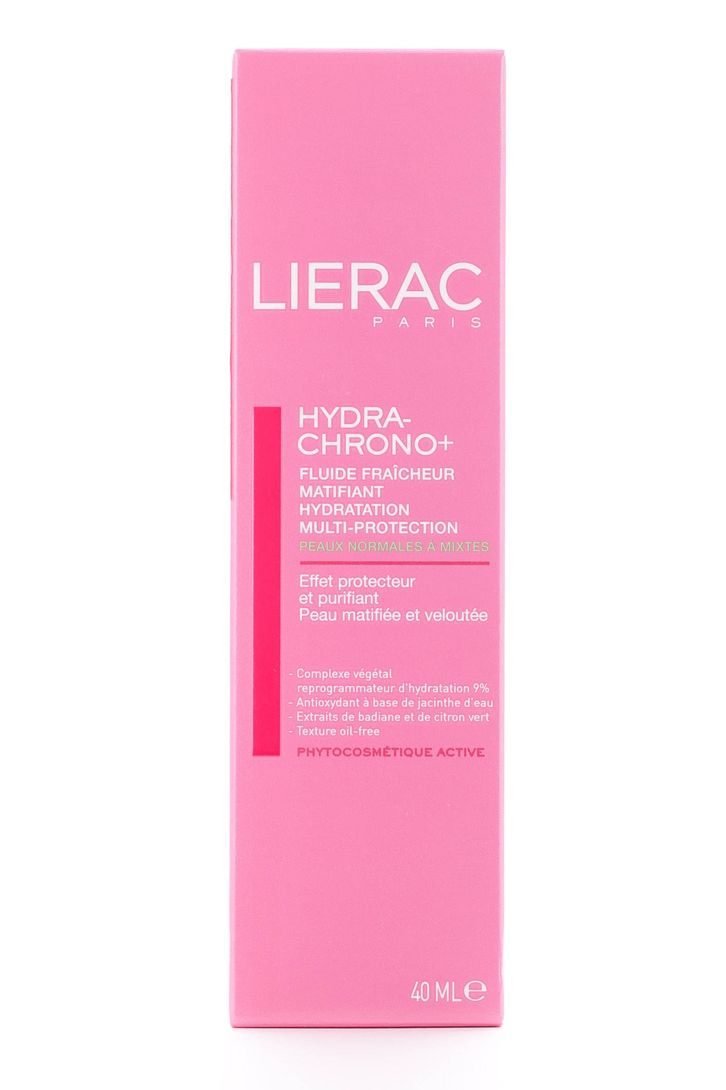 Лиерак Увлажняющий и матирующий флюид Гидра-Хроно+, 40 мл (Lierac, Hydra-Chrono+) фото 2