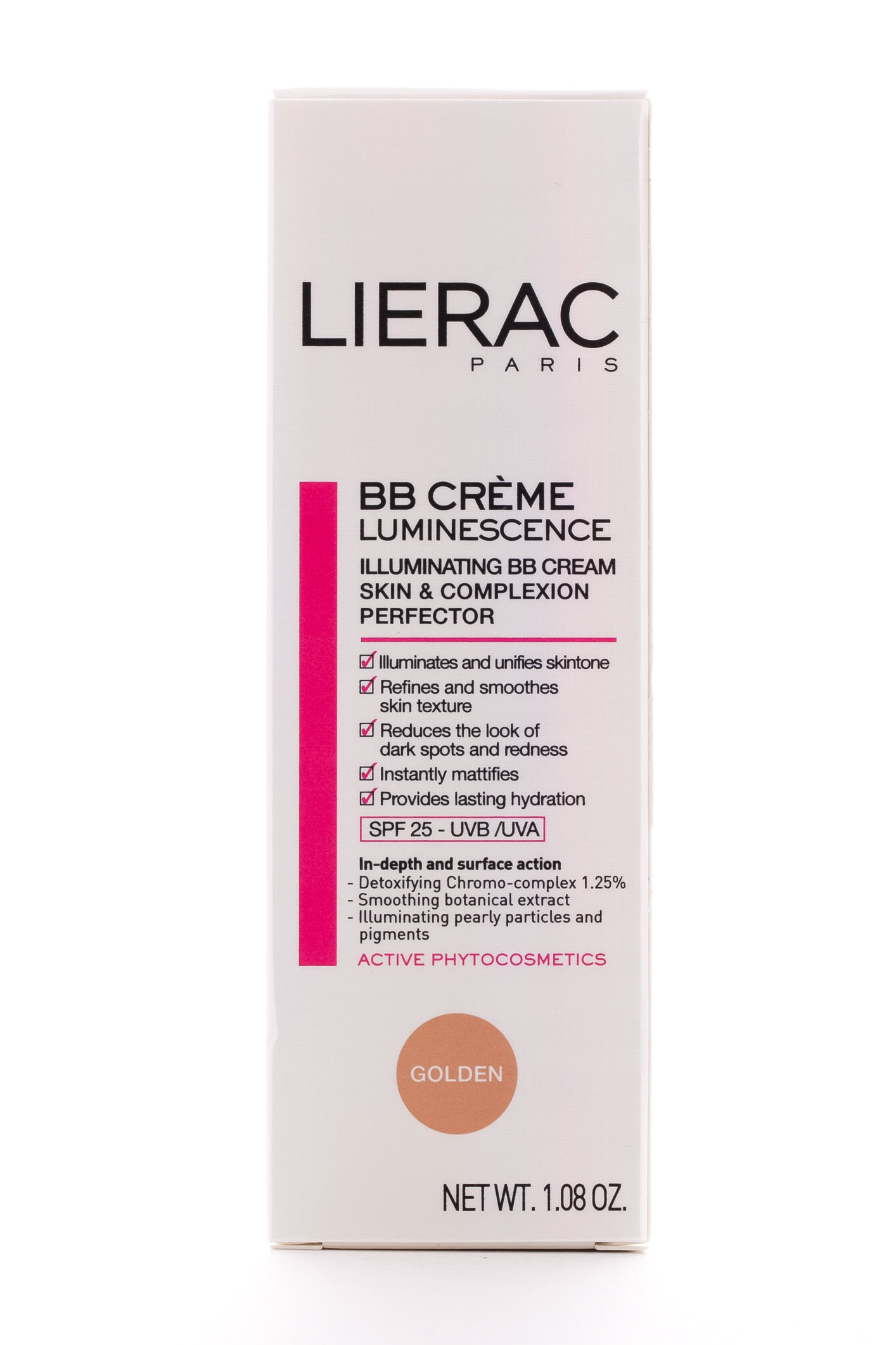 Лиерак Люминесценс ВВ крем золотистый SPF 25, 30 мл (Lierac, Luminescence) фото 3