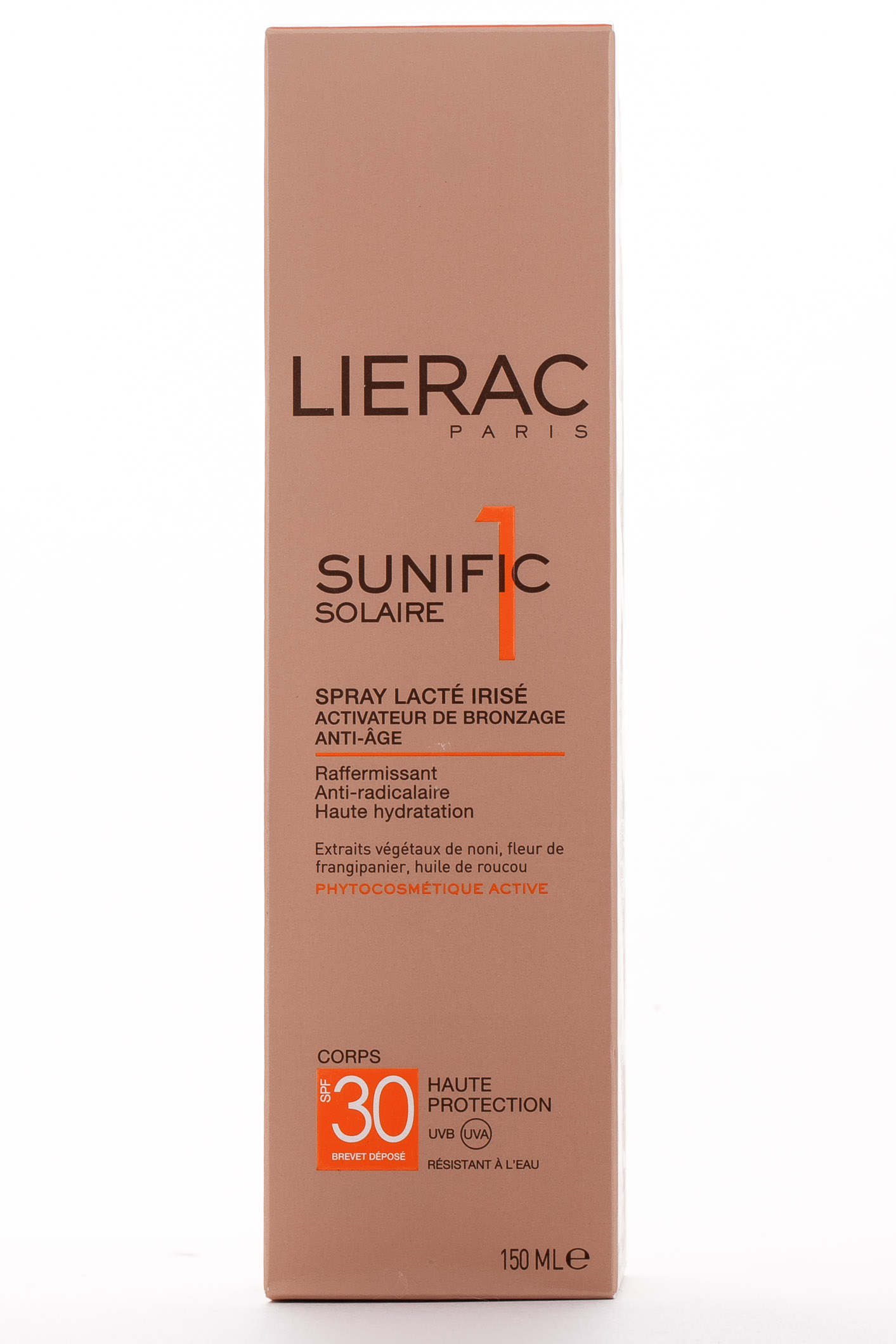 Лиерак Санифик 1 Молочко-Спрей для тела перламутровый SPF 30, 150 мл (Lierac, Sunific) фото 4