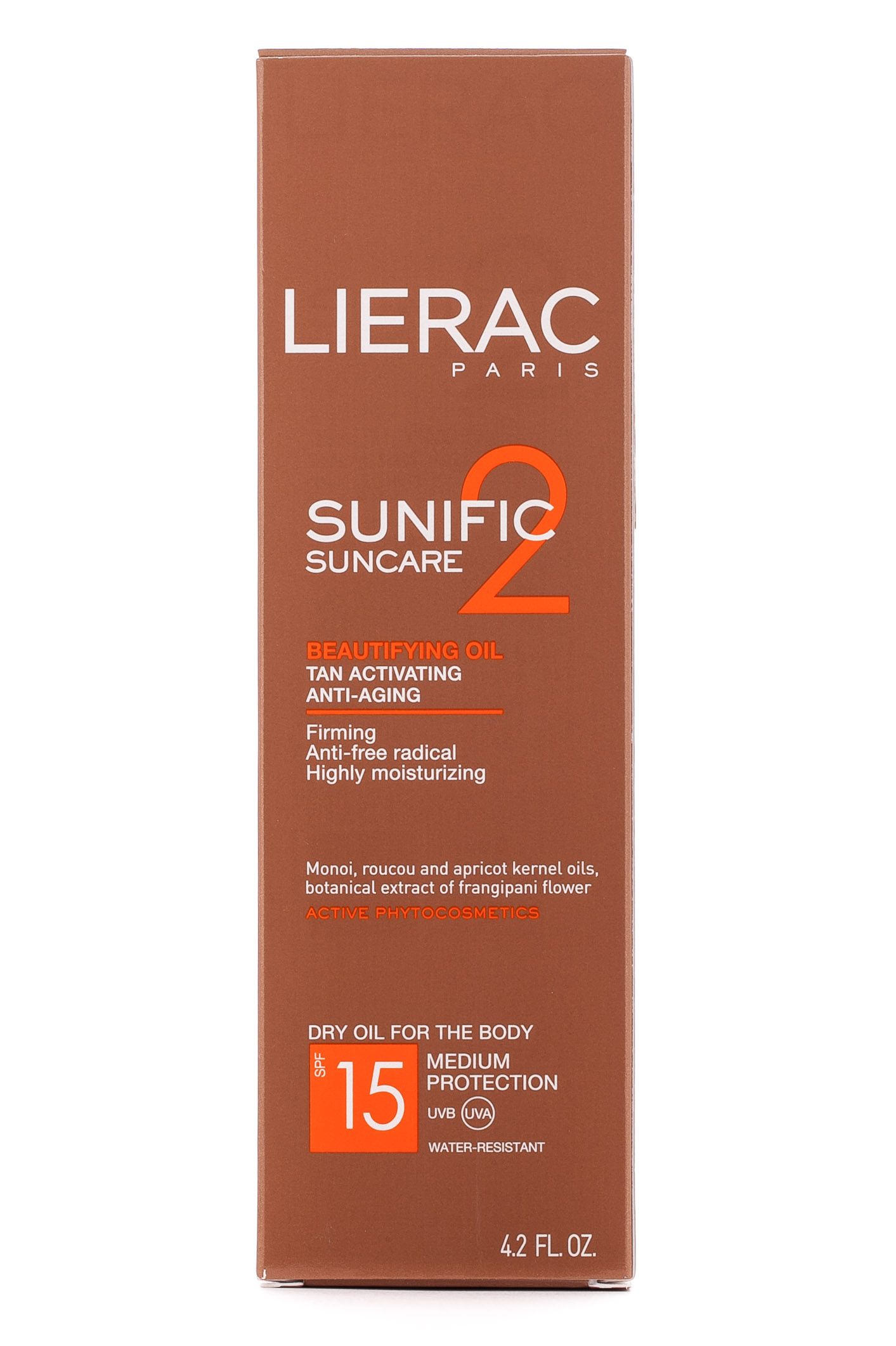 Лиерак Санифик Сухое масло-блеск для загара SPF15, 125 мл (Lierac, Sunific) фото 4