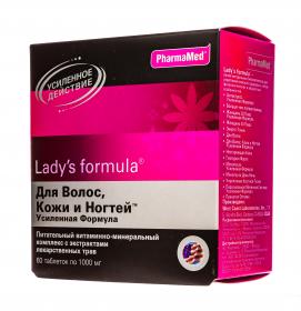 Ladys Formula Для волос кожи и ногтей усиленная формула  таблетки 1,0 г 60. фото